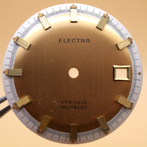 Cadran de montre ETA 2408 - ELECTRA Ø29,80mm Date [NOS] Watch Dial