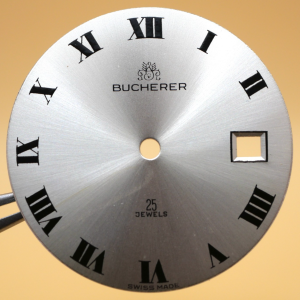 Cadran de montre ETA 2522 - BUCHERER Ø29,10mm Date [NOS] Watch Dial
