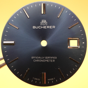 Cadran de montre ETA 2522 - BUCHERER Ø29,10mm Date [NOS] Watch Dial