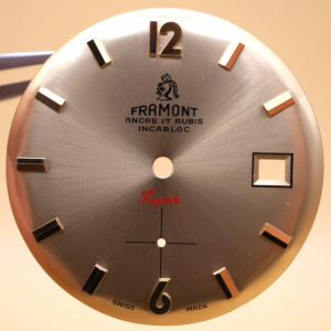 Cadran de montre Cal.6454 - FRAMONT Super Ø32mm Date [NOS] Watch Dial
