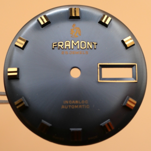 Cadran de montre ETA 2638 - FRAMONT Ø28,50mm [NOS] Watch Dial