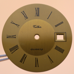 Cadran de montre quartz FE 7121 - TELHOR Ø28mm [NOS] Watch Dial
