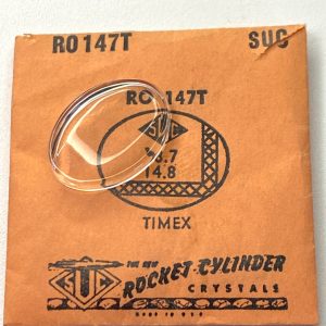 Verre montre SUC RO 147T - TIMEX - 18,7x14,8 [NOS] (Watch crystal)
