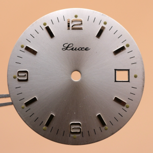 Cadran de montre ETA 2452 - LUXE Ø30mm Date 3H [NOS] Watch Dial