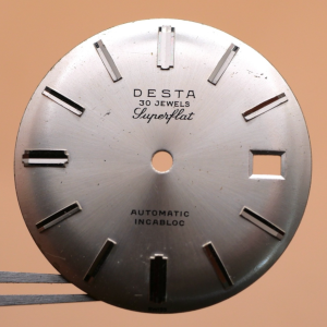 Cadran de montre AS 1701 - DESTA Superflat Ø29,20mm Date 3h [NOS] Watch Dial