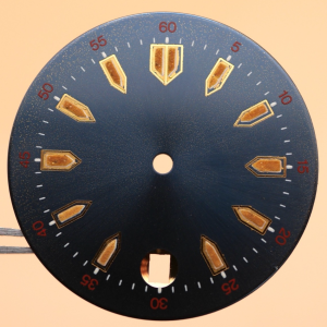 Cadran de montre PUW 2411 - Ø27mm Date 6h [NOS] Watch Dial