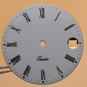 Cadran de montre quartz FE 7121 - Ø24,50mm Date 3h [NOS] Watch Dial