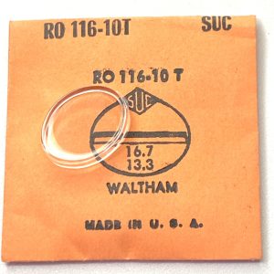 Verre montre SUC RO 116T-10T - WALTHAM - 16,7x13,3 [NOS] (Watch crystal)