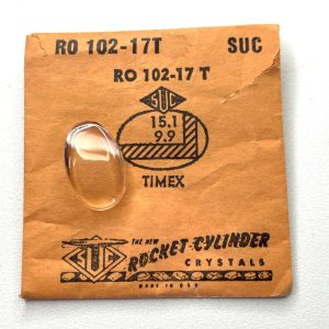 Verre montre SUC RO 102-17T - TIMEX - 15,1x9,9 [NOS] (Watch crystal)