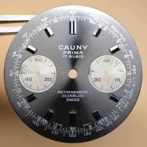 Cadran de montre Valjoux 7733 - CAUNY Prima Ø32mm [NOS] Watch dial