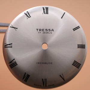 Cadran de montre AV 4200 - TRESSA Ø29mm Argenté [NOS] Watch Dial