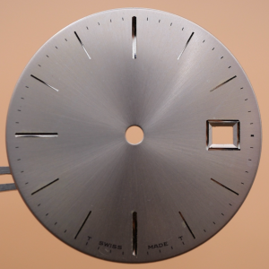 Cadran de montre plat ETA 2452 - Ø30mm Date 3H [NOS] Watch Dial