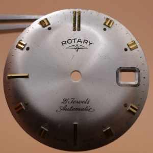 Cadran de montre AS 1701 - ROTARY Ø29mm Date 3H [NOS] Watch Dial