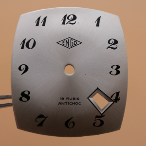 Cadran de montre rectangle LORSA HS P75 - ENGO Ø29x25,50mm [NOS]