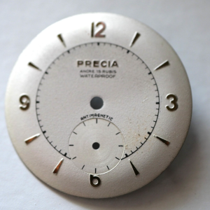 Cadran de montre Dama 500, 120 AS 984, 1123 - PRECIA Ø28,35mm [NOS] (Watch dial)