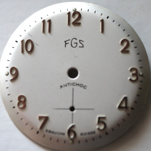 Cadran de montre Dama 500, 120 AS 984, 1123 - Ø27,70mm [NOS] (Watch dial)