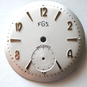 Cadran de montre Dama 500, 120 AS 984, 1123 - Ø28,15mm [NOS] (Watch dial)