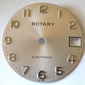 Cadran de montre ROTARY Electronic - Ø28,50mm [NOS] (Watch dial)