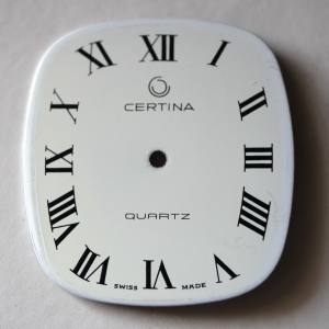 Cadran de montre CERTINA Quartz - Ø27,50x29,70mm [NOS] (Watch dial)