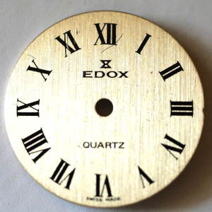 Cadran de montre EDOX Quartz - Ø19,50mm [NOS] (Watch dial)