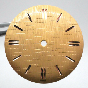 Cadran de montre FHF 72 - Ø26,50mm Index rosé [NOS] Watch Dial