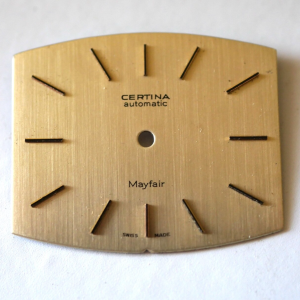 Cadran de montre CERTINA Mayfair automatic - Ø21x15mm [NOS] (Watch dial)
