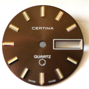 Cadran de montre CERTINA Quartz - Ø28,50mm [NOS] (Watch dial)