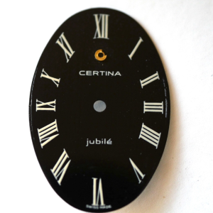 Cadran de montre CERTINA Jubilé - Ø33x22mm [NOS] (Watch dial)