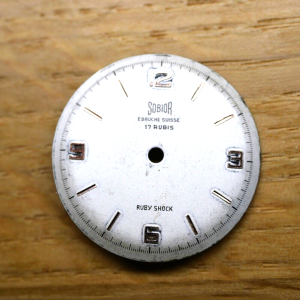 Cadran de montre FHF 67 - SOBIOR Ø27,20mm (Watch dial) PIECE HORLOGERIE