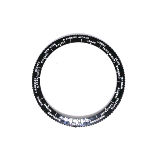 Lunette de montre Plastique Plongée GMT - Ø30,50 mm [NOS] (Watch Bezel)
