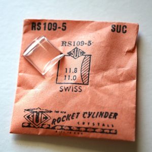 Verre montre SUC RS 109-5 - SWISS - 11,8x11 [NOS] (Watch crystal)