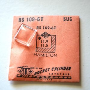 Verre montre SUC RS 109-6T - HAMILTON - 11,9x11,5 [NOS] (Watch crystal)