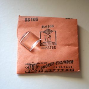 Verre montre SUC RS 106 - MASTER - 11,5x11,1 [NOS] (Watch crystal)