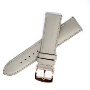 Bracelet Cuir Véritable 20 mm Marron ROCHET Vachette FAIT MAIN
