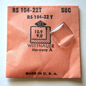 Verre montre SUC RS 104-22T - WITTNAUER - 10,9x9,9 [NOS] (Watch crystal)