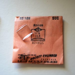 Verre montre SUC RS 109 - BENRUS - 11,8x10,8 [NOS] (Watch crystal)