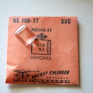 Verre montre SUC RS 108-17 - LONGINES - 11,8x9,3 [NOS] (Watch crystal)