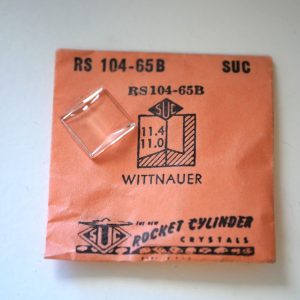 Verre montre SUC RS 104-65B - WITTNAUER - 11,4x11 [NOS] (Watch crystal)