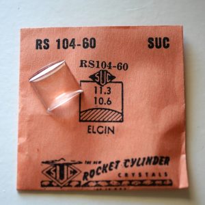 Verre montre SUC RS 104-60 - ELGIN - 11,3x10,6 [NOS] (Watch crystal)