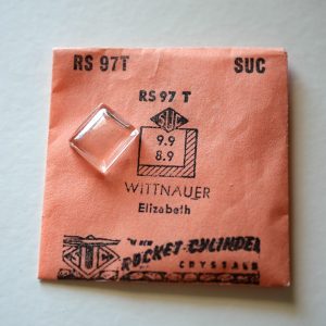 Verre montre SUC RS 97T - WITTNAUER - 9,9x8,9 [NOS] (Watch crystal)