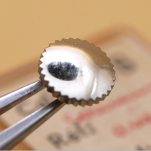 Couronne montre LIP T18 Ø70 filetage 1,20 - Chromé [NOS]
