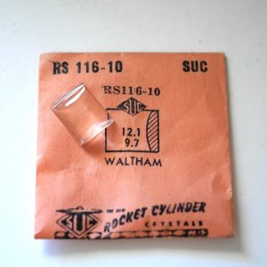 Verre montre SUC RS 116-10 - WALTHAM - 12,1x9,7 [NOS] (Watch crystal)