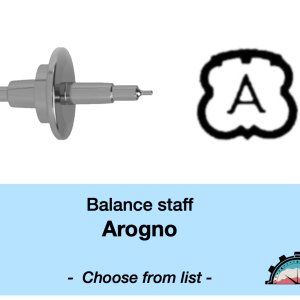 N°724 Axe de balancier - Arogno - Menu déroulant [NOS] Balance staff