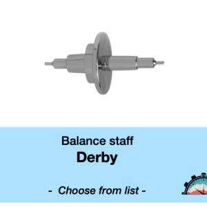 N°724 Axe de balancier - Derby - Menu déroulant [NOS] Balance staff