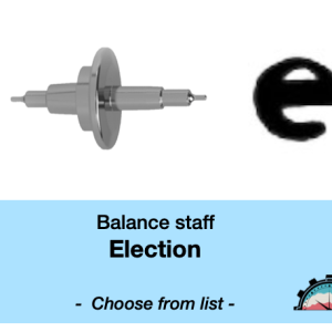 N°724 Axe de balancier - Election - Menu déroulant [NOS] Balance staff