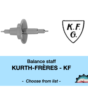 N°724 Axe de balancier - Kurth-Freres KF - Menu déroulant [NOS] Balance staff