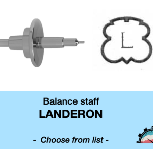 N°724 Axe de balancier - LANDERON - Menu déroulant [NOS] Balance staff