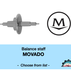 N°724 Axe de balancier - MOVADO - Menu déroulant [NOS] Balance staff