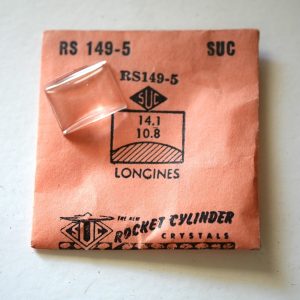Verre montre SUC RS 149-5 - LONGINES - 14,1x10,8 [NOS] (Watch crystal)