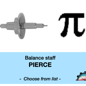 N°724 Axe de balancier - PIERCE - Menu déroulant [NOS] Balance staff